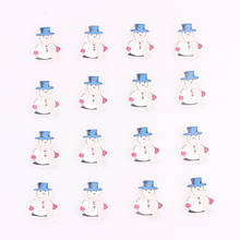 Mixed Christmas Snowman 2Hole Wooden Buttons DIY Decor Child Clothing Sewing Buttons Crafts Scrapbooking Accessories E 2024 - buy cheap