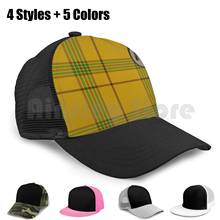 Gorra de béisbol ajustable con insignia de tartán para hombre y mujer, gorro de béisbol con cierre trasero, con diseño de clán de Texas, Clan, claxon 2024 - compra barato