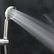 Cabezal de ducha de mano de alta presión ABS, con ahorro de agua cromado, accesorios de baño 2024 - compra barato