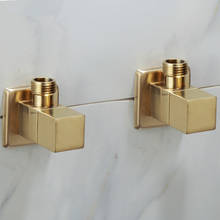 Tuqiu Brass Angle Valve Water Control Valve Brus Gold Corner Valve Bathroom Tap Water Valve 1/2*1/2 Brass Chrome Angle valves 2024 - buy cheap