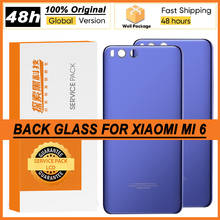 100% Original Back Housing for Xiaomi Mi6 Mi 6 Back Cover Battery Glass Door Rear Case repair Parts 2024 - buy cheap