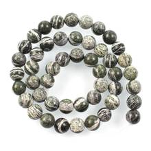 15" Strand Fashion Natural Stone Beads Matte Green Botswana Agates Round Loose Beads For Jewelry Making Bracelet Necklace 4-12mm 2024 - buy cheap