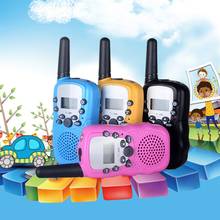 T388 walkie talkie rádio das crianças walkie-talkie rádio em dois sentidos uhf transceptor handheld de longa distância para brinquedos de presente de aniversário das crianças 2024 - compre barato
