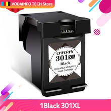 Qsyrainbow 1 cartucho de tinta preto compatível para hp 301 301xl tinta deskjet 1050 2050 3050 2150 1510 2540 impressora tinta cheia 2024 - compre barato