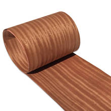Chapa de madera auténtica Natural, Sapele en rodajas, 0,2 MM, borde de muebles, bandas, 26x250cm 2024 - compra barato