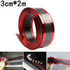 Car Auto Carbon Fiber Pattern Door Sill Bumper Grill Strip Anti-Scratch Sticker 2026 - buy cheap Car Auto Carbon Fiber Pattern Door Sill Bumper Grill Strip Anti-Scratch Sticker 2026 - buy cheap