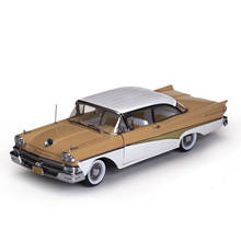 Modelo de carro ford 1958 de simulação 500, ornamentos para decoração e coleção de adultos, brinquedos de carro diecast 2024 - compre barato