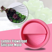 Molde de silicone para vaso de plantas, forma criativa de suculentas para vaso de flores, argila e cimento, faça você mesmo 2024 - compre barato