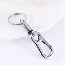 Small Stainless steel Gourd Buckle Carabiner keychain Waist Belt Clip Anti-lost Buckle Hanging Retractable Keyring High Quality 2024 - buy cheap