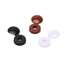 100Pcs/lot Hinged Plastic Screw Cap Cover Protective Cap Button Fold Snap For Car Furniture Decorative Nuts Cover Bolts Hardware 2024 - купить недорого