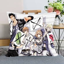 Tsubasa RESERVoir CHRoNiCLE Pillow Cover Bedroom Home Decorative Pillowcase Square Zipper Pillow Cases Satin Soft No Fade 2024 - buy cheap