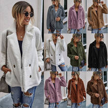 Winter  Thicken Warm Teddy Fur Jacket Coat Women Fashion Lamb Faux Fur Overcoat Fluffy Cozy Loose Outerwear Female 2024 - buy cheap