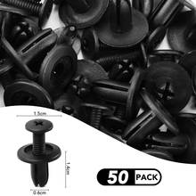 6MM Auto Fastener Car Bumper Clips Retainer For VW jetta Golf POLO Passat Cruze HYUNDAI IX35 Solaris Skoda Opel Mokka 2024 - buy cheap