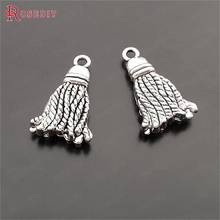 (29626-G)20PCS 21x12MM Antique Silver Zinc Alloy Tassel Charms Jewelry Making Supplies Diy Findings Accessories 2024 - buy cheap