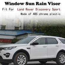 Visera de plástico cromado ABS para ventana, protector solar contra la lluvia, accesorios de coche para Land Rover Discovery Sport 2016-2020 2024 - compra barato