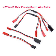 JST to JR Male Female Servo Wire Cable 1PCS Female JST to Male JST and Female JR  Male JR to Female JST Y Splitter Harn 2024 - buy cheap