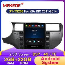 Radio con GPS para coche, reproductor Multimedia con Android, pantalla Tesla de 9,7 pulgadas, vídeo estéreo, 2Din, 2 + 32G, 4G, LTE, para Kia K3 RIO 2011, 2012, 2013, 2014 2024 - compra barato