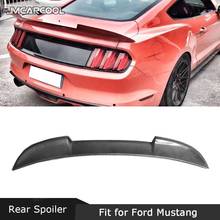 Carbon Fiber Material Rear Trunk Lip Wings Spoiler Fit for Ford Mustang GT V8 V6 GT350R Coupe 2 Door 2015-2020 Auto Car Style 2024 - buy cheap