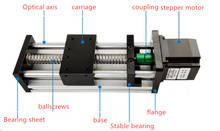 Impressora 3d xyz módulo de atuador com parafuso esférico de mesa de deslizamento de movimento, trilho linear cnc de 50-100mm para estágio 2024 - compre barato