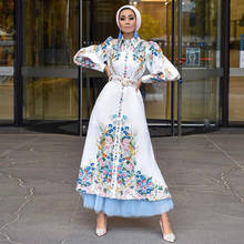 New Turkey Muslim Abaya Dress Ramadan Eid Mubarak Dubai Arab Islamic Clothing Vestidos Women Robe Longue Musulman Vetement Femme 2024 - buy cheap