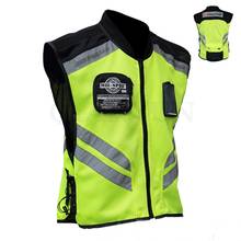 for honda yamaha Motorcycle Reflective Vest Motorbike Safty Clothes Moto Warning High Visibility Jacket Waistcoat Team Uniform 2024 - buy cheap