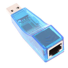 1 шт., внешняя Проводная сетевая карта LAN для ноутбука, USB-адаптер USB 2,0 для RJ45 Ethernet 2024 - купить недорого