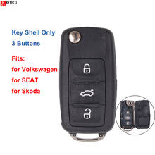 Keyecu for Volkswagen for Seat for Skoda Octavia Citigo Arosa Replacement Remote Control Key Shell Case Fob Cover Housing 2024 - buy cheap