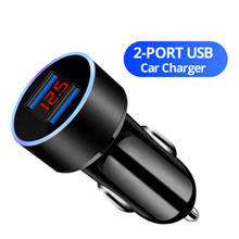 3.1A Dual USB Car Charger LED Display For Mini One Cooper R50 R52 R53 R55 R56 R57 R58 R60 R61 PACEMAN COUNTRYMAN CLUBMAN COUPE 2024 - buy cheap