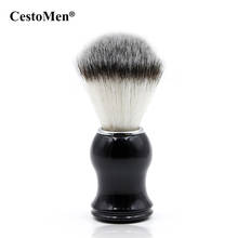 CestoMen 100% Badger Hair Shaving Beard Brush Salon Barber Shave Brush Man Face Hair Beard Cleaning Tool Mens Shaving Brush 2024 - buy cheap