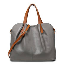 New 2020 Women Genuine Leather Handbag Female Top Handle Bag Fashion Designer Leather Shoulder Bag Women's Messenger Bag 2024 - buy cheap