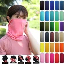 Solid MultifunctionTube Ring Scarves Half Face Cover Scarf Windproof Balaclava Headband Hunting Ciclismo Scarf 50cm 2024 - buy cheap