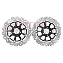 Pair Front Brake Discs for Kawasaki ZXR750 H1-H2 (1989-1990) ZX9R E1-E2 (2000-2001) ZZR1100 C1-C3 (1990 1991 1992) Brake Rotors 2024 - buy cheap