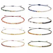 Kelitch boho pulseira natural pedra amizade grânulo strand pulseiras presentes jóias de luxo amigos itens por atacado 2024 - compre barato