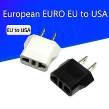 New Arrival Universal European EURO EU to US USA Travel Plug Adapter Converter Power Plug Adaptor Outlet Converter 2024 - buy cheap