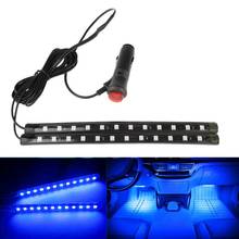 New White 2X12 LED Car Interior Footwell Floor Decor Atmosphere Light Neon Strip Wholesale 2024 - buy cheap
