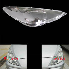 Farol dianteiro transparente, para peugeot 307 08-13, proteção de lâmpada, vidro 2024 - compre barato