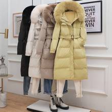 Woman Jacket Parkas Coat Winter Down Cotton Jacket Overknee Long Big Fur Collar Loose Cotton Coat Women's Coat Veste Femme 2024 - buy cheap