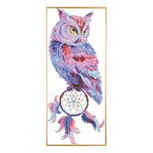 Dream Catcher Owl Printed Cross Stitch Kits Pattern Counted Canvas Embroidery Sets 11CT 14CT DIY Handmade Crafts Home Decoration 2024 - buy cheap