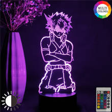 Anime My Hero Academia Figure Bakugou Katsuki Led Night Light Manga Figurine 3D Table Lamp Gift for Kids Child Bedroom Decor 2024 - buy cheap