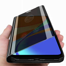smart Mirror case for xiaomi redmi 9C NFC flip stand book cover for xiaomi redmi 9 C c9 on redmi9C xiomi redme 9C covers coque 2024 - buy cheap
