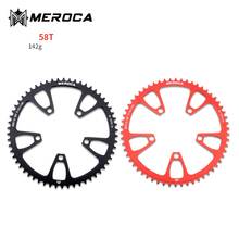 MEROCA Folding Bike Road Bicycle Chainwheel Chainring 110BCD Wide Narrow  50/52/54/56/58T Crankset 2024 - buy cheap