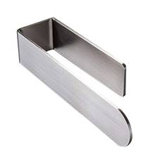 Bathroom Wall-mounted Punch-free Stainless Steel Towel Holder Storage Shelf G88B 2024 - buy cheap