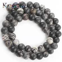 Natural Stone Spider Web Jaspers Beads Round Loose Spacer Beads For Jewelry Making Diy Bracelet Necklace 15"Inches 4 6 8 10 12mm 2024 - buy cheap