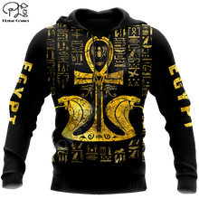 PLstar Cosmos Horus-Sudadera con capucha para hombre y mujer, suéter informal con estampado 3D de tatuaje del antiguo Egipto, Faraón egipcio Anubis, A-13 2024 - compra barato