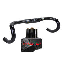 DODICI Pro Full Carbon Fiber Handlebar Road Bike Handlebar Slub Handlebar 400/420/440mm 2024 - buy cheap