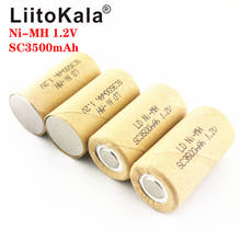 LiitoKala SC 3500mAh 3000mAH NI-MH 1.2V Rechargeable Battery high discharge rate 10C 15C for Electric tools Power Tool batteries 2024 - buy cheap
