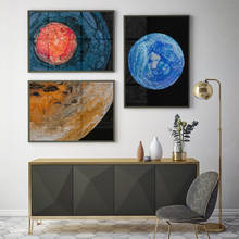 Modern Abstract Planet Universe Poster Canvas Painting Wall Art Nordic Print For Living Room Bedroom Contracted Home Decoration 2024 - buy cheap