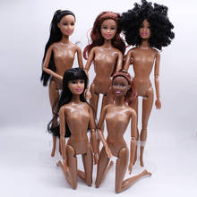 30cm Bjd Doll Toy African American Doll Accessories Body Joints Can Change Head Foot Move African Black Girl Gift Pretend Toy 2024 - buy cheap