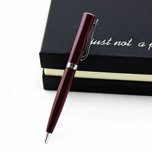 Роскошная шариковая ручка, гладкая Шариковая ручка для подписи с наконечником 0,7 мм, Подарочная коробка для письма в деловом стиле, черные чернила 2024 - купить недорого