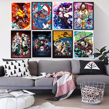 DIY 5D Diamond Painting Japanese Anime Demon Slayer Picture Full Round Diamond Embroidery Cross Stitch Mosaic room Decor 2024 - buy cheap